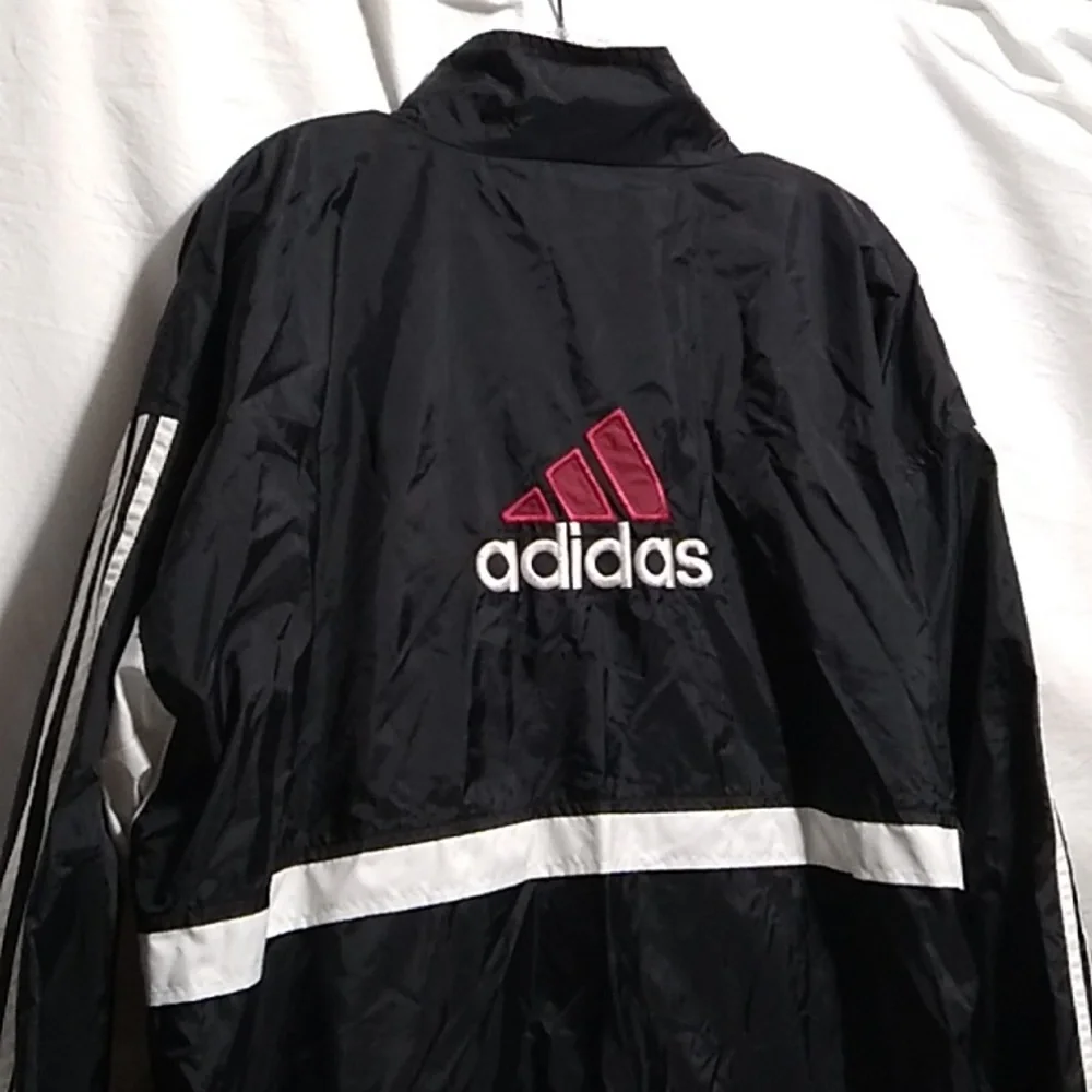 FLASH SALE! RARE! Vintage Adidas Windbreaker Jacket Sz.XXL Tall
